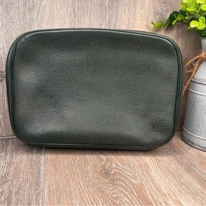 Louis Vuitton Taiga Leather Toiletry Pouch –Authentic, Made in Spain w/COA